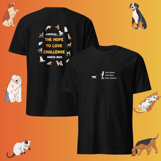 The Hope to Love Challenge Paws T-Shirt