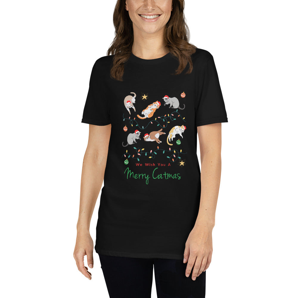 Merry Catmas Adult Unisex T-Shirt