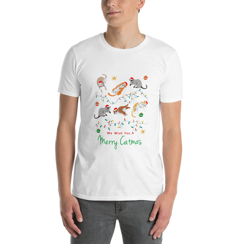 Merry Catmas Adult Unisex T-Shirt